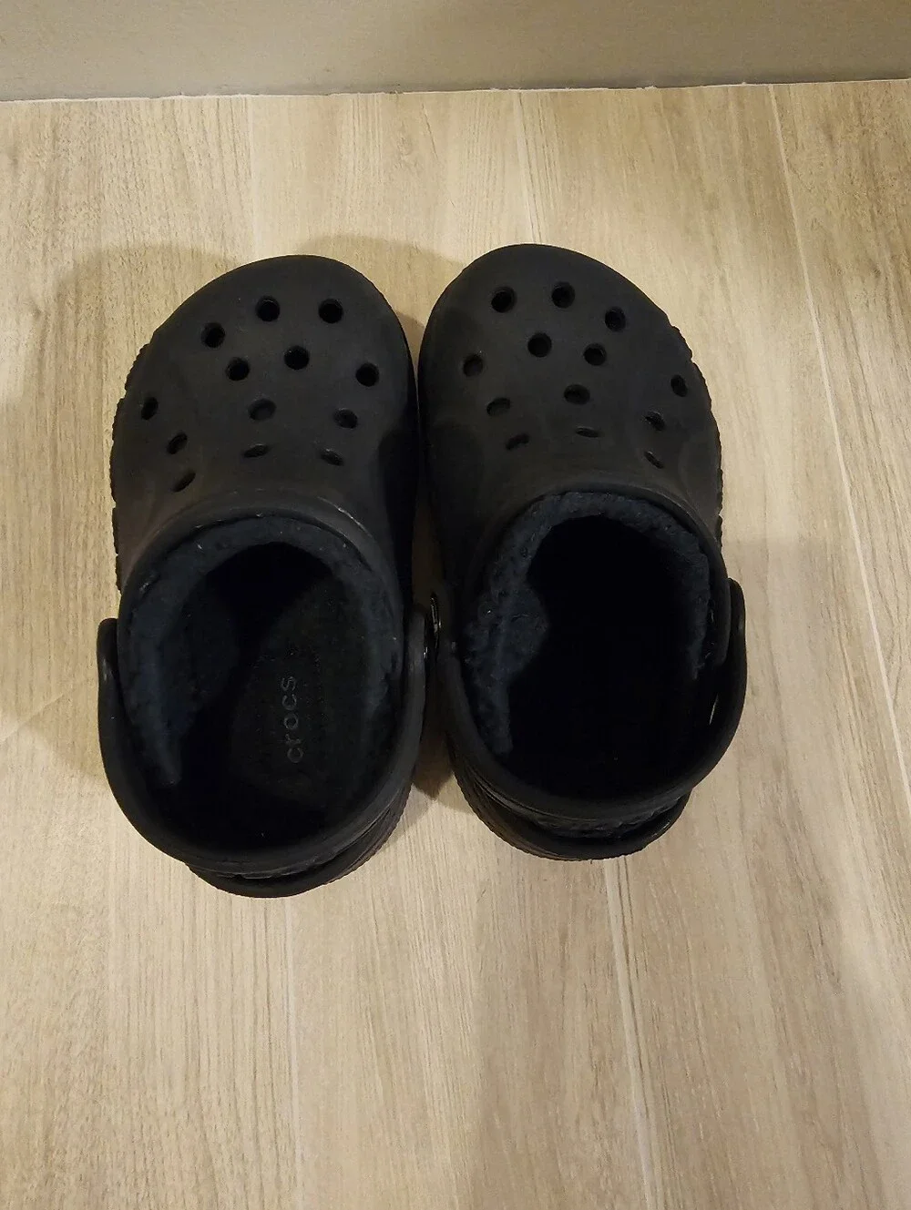 Crocs Toddler Navy Lined Shoes - C7